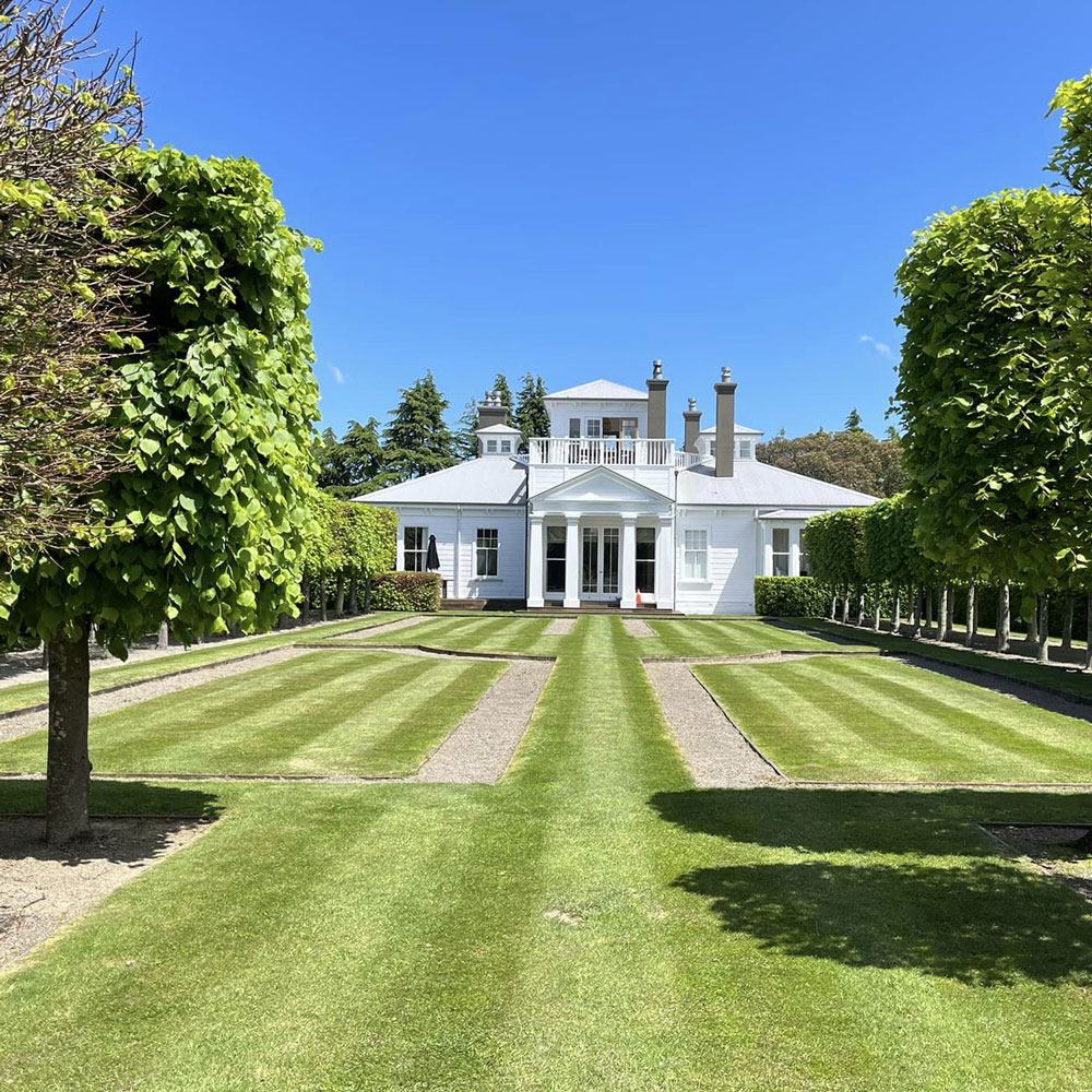 Garden prepared for Pukaha Garden Tour and Wedding by Luxury Lawns Wairarapa